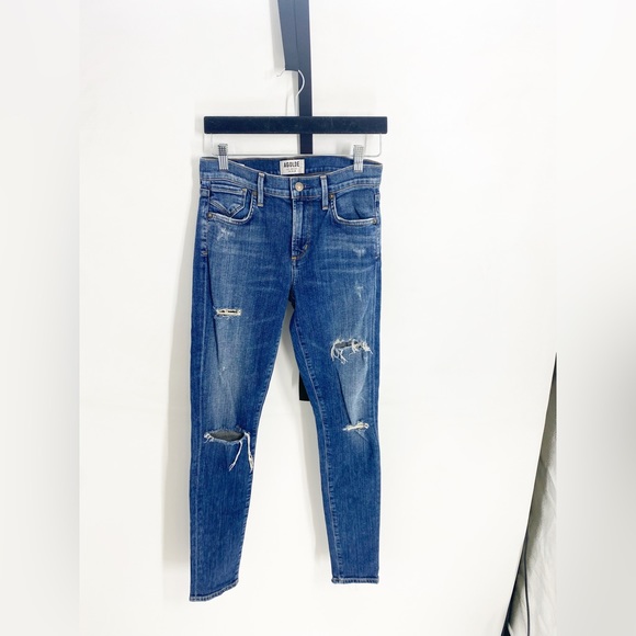 Agolde Sophie Distressed Jeans sz 25 - Picture 5 of 7